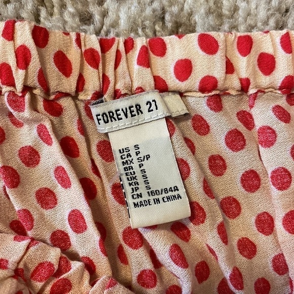 Forever 21 Pink Polka Dot Tank Top (Small) - Picture 4 of 10